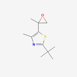 2-Tert-butyl-4-methyl-5-(2-methyloxiran-2-yl)-1,3-thiazole