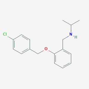 N-{2-[(4-chlorobenzyl)oxy]benzyl}propan-2-amine