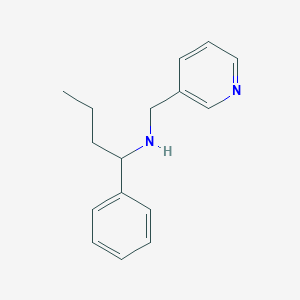 N-(1-phenylbutyl)-N-(3-pyridinylmethyl)amine