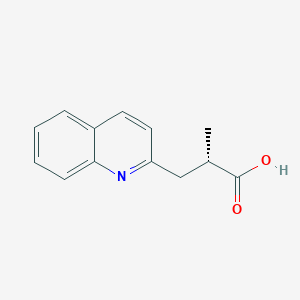 molecular formula C13H13NO2 B2716713 (2S)-2-Methyl-3-quinolin-2-ylpropanoic acid CAS No. 2248174-68-5