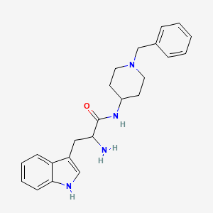 2-amino-N-(1-benzylpiperidin-4-yl)-3-(1H-indol-3-yl)propanamide