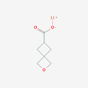 molecular formula C7H9LiO3 B2716764 Lithium;2-oxaspiro[3.3]heptane-6-carboxylate CAS No. 2375260-05-0