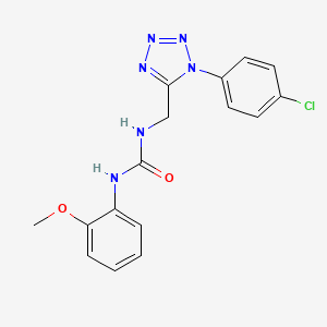 1-((1-(4-chlorophenyl)-1H-tetrazol-5-yl)methyl)-3-(2-methoxyphenyl)urea