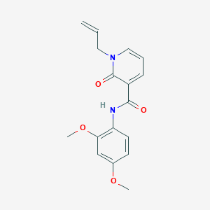 molecular formula C17H18N2O4 B2716786 1-allyl-N-(2,4-dimethoxyphenyl)-2-oxo-1,2-dihydro-3-pyridinecarboxamide CAS No. 320419-79-2