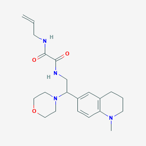 N1-allyl-N2-(2-(1-methyl-1,2,3,4-tetrahydroquinolin-6-yl)-2-morpholinoethyl)oxalamide