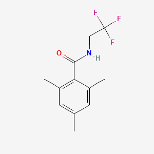 molecular formula C12H14F3NO B2716818 2,4,6-Trimethyl-N-(2,2,2-trifluoroethyl)benzamide CAS No. 1542735-45-4