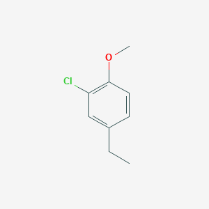 molecular formula C9H11ClO B2716824 2-Chloro-4-ethyl-1-methoxybenzene CAS No. 1369850-65-6