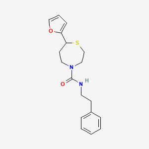 7-(furan-2-yl)-N-phenethyl-1,4-thiazepane-4-carboxamide
