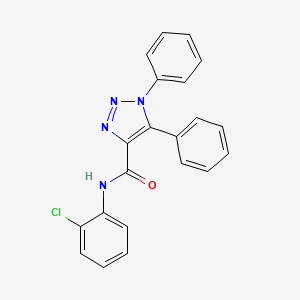 molecular formula C21H15ClN4O B2716846 N-(2-chlorophenyl)-1,5-diphenyl-1H-1,2,3-triazole-4-carboxamide CAS No. 904813-35-0