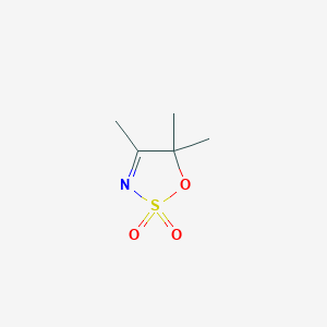 molecular formula C5H9NO3S B2716858 4,5,5-Trimethyloxathiazole 2,2-dioxide CAS No. 2490412-77-4