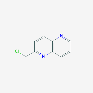 molecular formula C9H7ClN2 B2716870 2-(Chloromethyl)-1,5-naphthyridine CAS No. 1083181-29-6