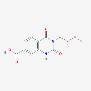 3-(2-Methoxyethyl)-2,4-dioxo-1,2,3,4-tetrahydroquinazoline-7-carboxylic acid