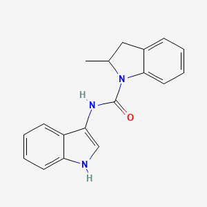 molecular formula C18H17N3O B2716897 N-(1H-indol-3-yl)-2-methylindoline-1-carboxamide CAS No. 899753-36-7