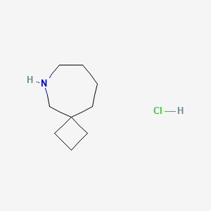 molecular formula C9H18ClN B2716956 6-Azaspiro[3.6]decane hydrochloride CAS No. 2138535-24-5