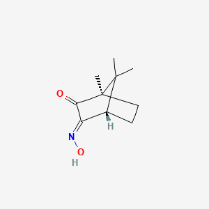 molecular formula C10H15NO2 B2716994 (1R,4S,E)-3-(Hydroxyimino)-1,7,7-trimethylbicyclo[2.2.1]heptan-2-one CAS No. 31571-14-9