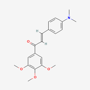 molecular formula C20H23NO4 B2717000 (2E)-3-[4-(dimethylamino)phenyl]-1-(3,4,5-trimethoxyphenyl)prop-2-en-1-one CAS No. 127034-02-0