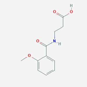 molecular formula C11H13NO4 B2717012 3-[(2-methoxybenzoyl)amino]propanoic Acid CAS No. 400748-16-5