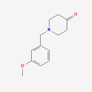 molecular formula C13H17NO2 B2717025 1-[(3-Methoxyphenyl)methyl]piperidin-4-one CAS No. 163341-33-1
