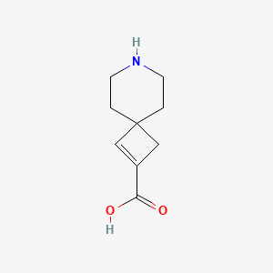 molecular formula C9H13NO2 B2717034 7-Azaspiro[3.5]non-2-ene-2-carboxylic acid CAS No. 2287333-26-8