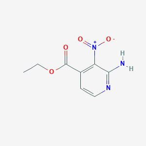 molecular formula C8H9N3O4 B2717046 Ethyl 2-amino-3-nitropyridine-4-carboxylate CAS No. 2248401-72-9