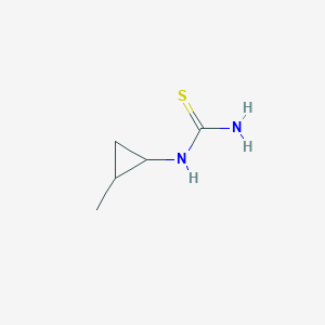 molecular formula C5H10N2S B2717123 (2-甲基环丙基)硫脲 CAS No. 1248026-56-3