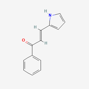 molecular formula C13H11NO B2717125 (2E)-1-phenyl-3-(1H-pyrrol-2-yl)prop-2-en-1-one CAS No. 22563-49-1