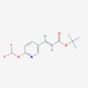 (E)-tert-Butyl 3-(6-(difluoromethoxy)pyridin-3-yl)acrylate
