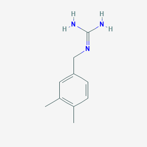 molecular formula C10H15N3 B2717153 N-(3,4-二甲基苯甲基)胍 CAS No. 1517094-26-6