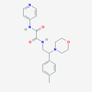 molecular formula C20H24N4O3 B2717160 N1-(2-morpholino-2-(p-tolyl)ethyl)-N2-(pyridin-4-yl)oxalamide CAS No. 941976-24-5