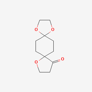 molecular formula C11H16O4 B2717168 1,4,9-三氧杂双螺[4.2.4.2]十四烷-12-酮 CAS No. 2138000-10-7