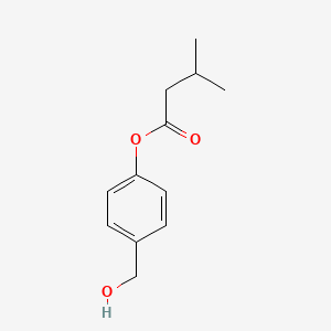 molecular formula C12H16O3 B2717186 4-(Hydroxymethyl)phenyl 3-methylbutanoate CAS No. 1260836-04-1