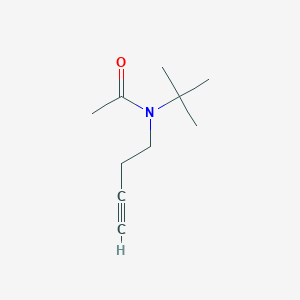 N-Tert-butyl-N-but-3-ynylacetamide