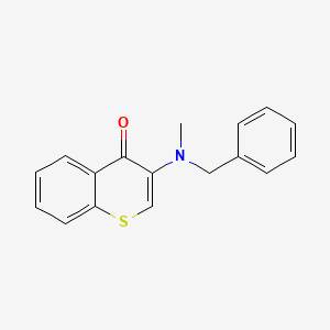 molecular formula C17H15NOS B2717214 3-[Benzyl(methyl)amino]thiochromen-4-one CAS No. 895798-48-8