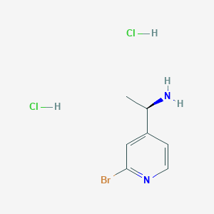 molecular formula C7H11BrCl2N2 B2717232 (R)-1-(2-Bromopyridin-4-yl)ethanamine dihydrochloride CAS No. 1391423-76-9
