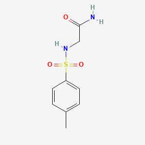 molecular formula C9H12N2O3S B2717253 2-(Toluene-4-sulfonylamino)-acetamide CAS No. 86069-61-6