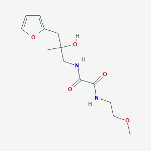 N1-(3-(furan-2-yl)-2-hydroxy-2-methylpropyl)-N2-(2-methoxyethyl)oxalamide