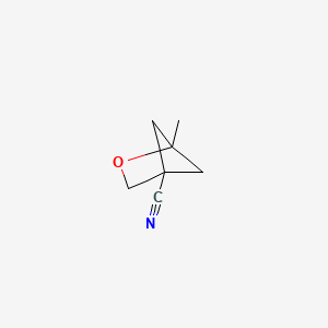 molecular formula C7H9NO B2717260 1-Methyl-2-oxabicyclo[2.1.1]hexane-4-carbonitrile CAS No. 2241128-92-5