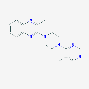 2-[4-(5,6-Dimethylpyrimidin-4-yl)piperazin-1-yl]-3-methylquinoxaline
