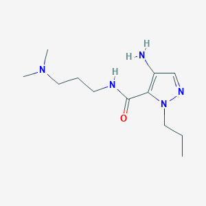 4-Amino-N-[3-(dimethylamino)propyl]-1-propyl-1H-pyrazole-5-carboxamide