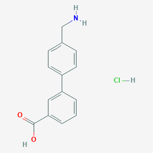4-(3-Carboxyphenyl)benzylamine hydrochloride