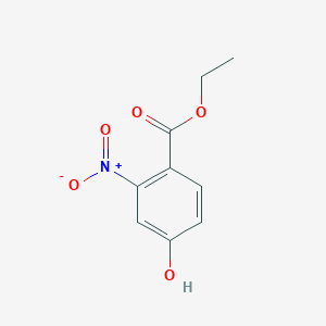 molecular formula C9H9NO5 B027173 4-羟基-2-硝基苯甲酸乙酯 CAS No. 104356-27-6