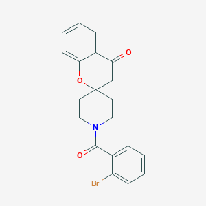 1'-(2-Bromobenzoyl)spiro[chroman-2,4'-piperidin]-4-one