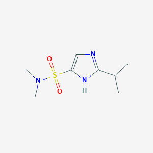 molecular formula C8H15N3O2S B2717304 N,N-dimethyl-2-(propan-2-yl)-1H-imidazole-4-sulfonamide CAS No. 2044712-85-6