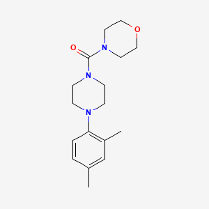 molecular formula C17H25N3O2 B2717315 (4-(2,4-Dimethylphenyl)piperazin-1-yl)(morpholino)methanone CAS No. 501104-52-5