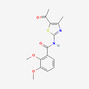N-(5-acetyl-4-methylthiazol-2-yl)-2,3-dimethoxybenzamide