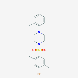 1-(4-Bromo-2,5-dimethylbenzenesulfonyl)-4-(2,4-dimethylphenyl)piperazine