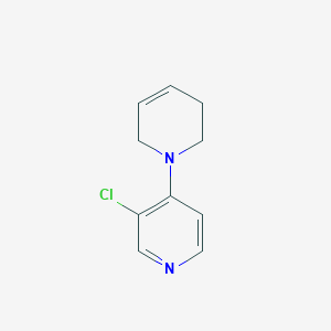 molecular formula C10H11ClN2 B2717362 3-Chloro-4-(3,6-dihydro-2H-pyridin-1-yl)pyridine CAS No. 1876559-21-5