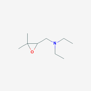 N-[(3,3-dimethyloxiran-2-yl)methyl]-N-ethylethanamine
