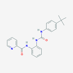 molecular formula C23H24N4O2 B2717392 N-(2-(3-(4-(tert-butyl)phenyl)ureido)phenyl)picolinamide CAS No. 1207006-85-6