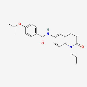 4-isopropoxy-N-(2-oxo-1-propyl-1,2,3,4-tetrahydroquinolin-6-yl)benzamide